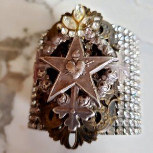 Big & Bold Hand Crafted Wide Cuff Bracelet